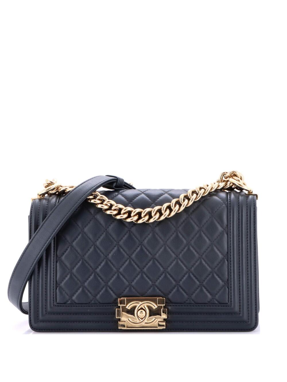 Chanel Boy Flap Bag Quilted Calfskin #270697C43B